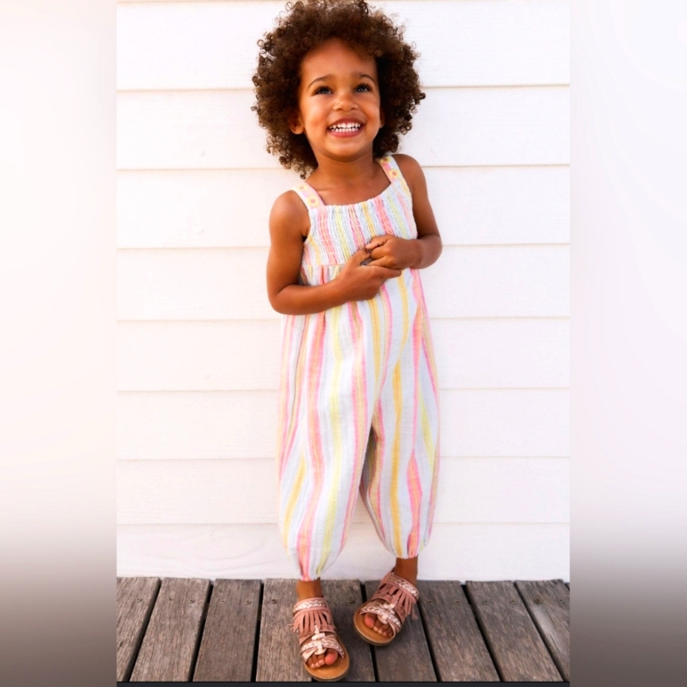 🌟7/25$ ART CLASS LINEN BLEND ROMPER
